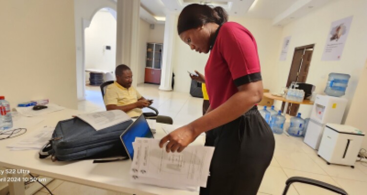 A our project Site in Liberia